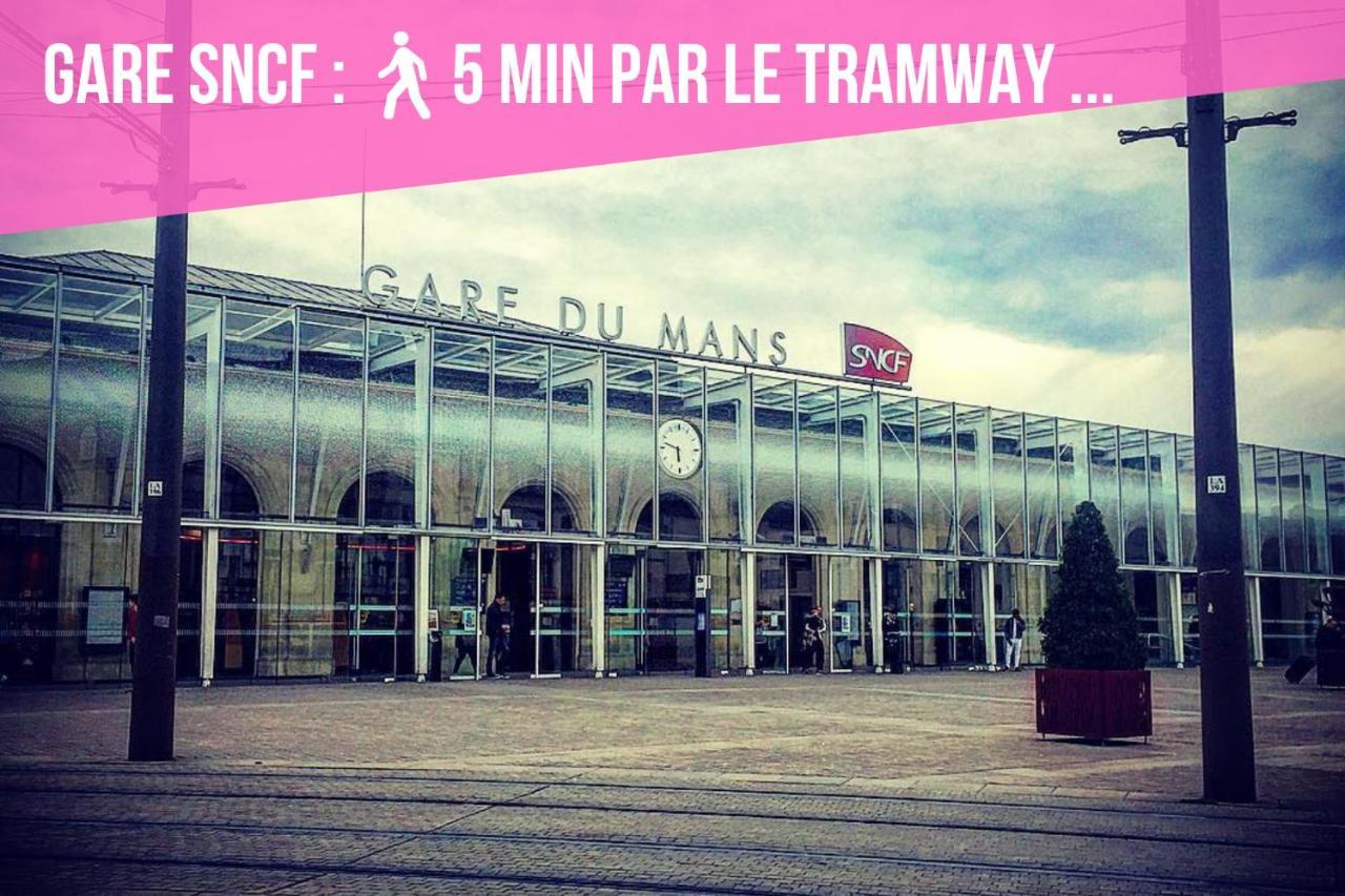 Apartament Tramway 12 Jaures Cosy Proche Gare Le Mans Zewnętrze zdjęcie